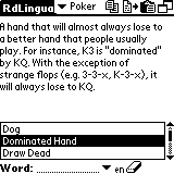AW A Glossary of Poker Terms (Palm OS)