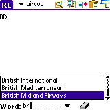 AW Airline Names Reference (Palm OS)