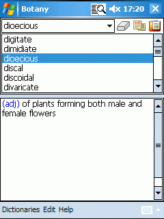 AW Botanical Glossary (Pocket PC)