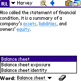AW Campbell R. Harvey's Finance Glossary (Palm OS)