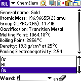 AW Chemical Elements Dictionary (Palm OS)