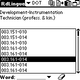 AW Dictionary Of Occupational Titles (Palm OS)