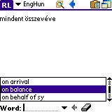 AW English-Hungarian Dictionary (Palm OS)