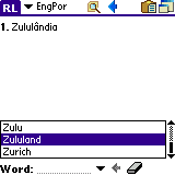 AW English-Portuguese Dictionary (Palm OS)