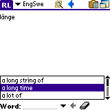 AW English-Swedish Dictionary (Palm OS)
