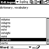 AW Esperanto-English Dictionary (Palm OS)