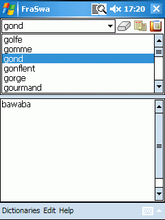 AW French-Swahili Dictionary (Pocket PC)