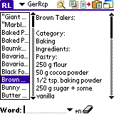 AW German Cooking Recipes (Palm OS)