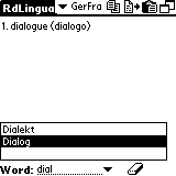 AW German-French Dictionary (Palm OS)