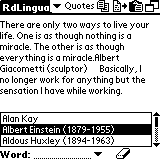 AW Good Quotations by Famous People (Palm OS)