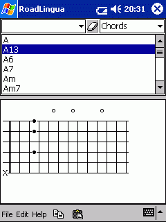 AW Guitar Chord Reference (Pocket PC)