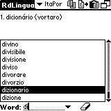 AW Italian-Portuguese Dictionary (Palm OS)