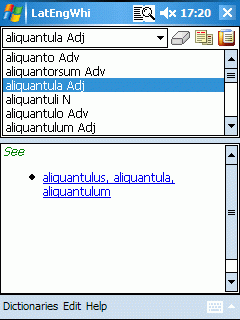 AW Latin-English Dictionary (Pocket PC)