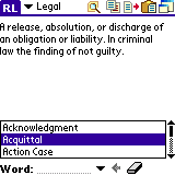AW Legal Dictionary (Palm OS)
