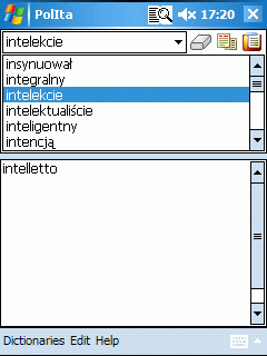 AW Polish-Italian Dictionary (Pocket PC)