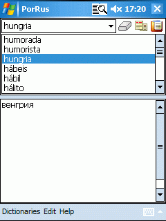 AW Portuguese-Russian Dictionary (Pocket PC)