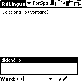 AW Portuguese-Spanish Dictionary (Palm OS)