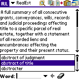 AW Real Estate Dictionary (Palm OS)