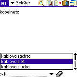 AW Slovak-German Dictionary (Palm OS)