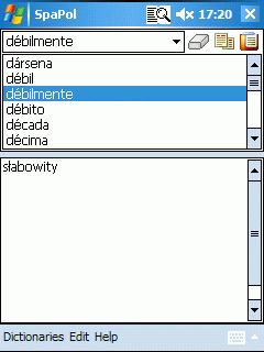 AW Spanish-Polish Dictionary (Pocket PC)