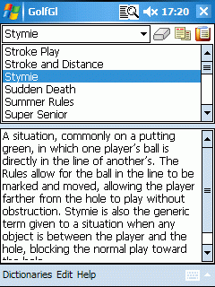 AW The Golf Glossary (Pocket PC)