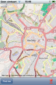 Aachen Street Map