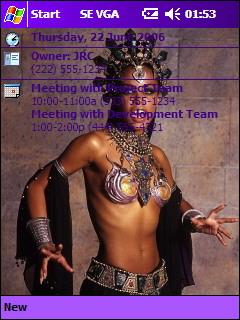 Aaliyah - Queen of the Damned JRC Theme for Pocket PC