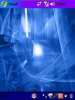 Abstract Blue Theme for Pocket PC