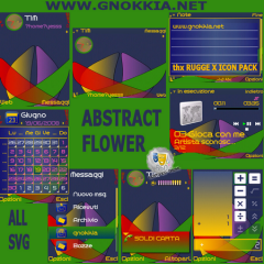 Abstract Flower Theme