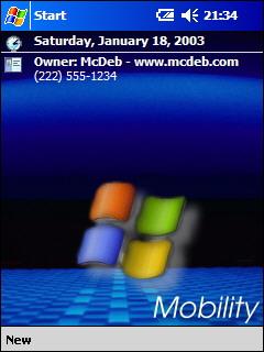 Abstract Mobility Theme for Pocket PC