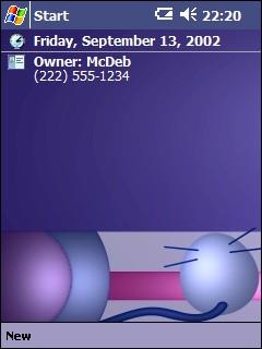 Abstract Mouse Theme for Pocket PC