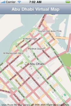Abu Dhabi Virtual Map