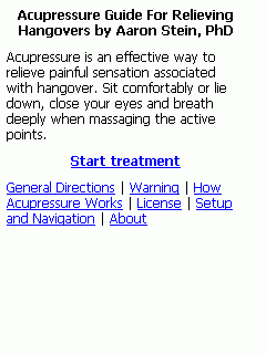 Hangovers Remedy - Acupressure Guide
