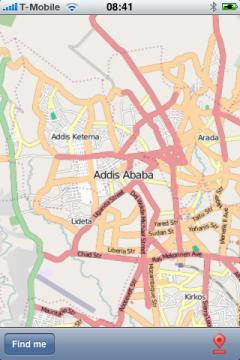 Addis Ababa Street Map