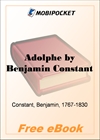 Adolphe for MobiPocket Reader