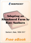 Adopting an Abandoned Farm for MobiPocket Reader