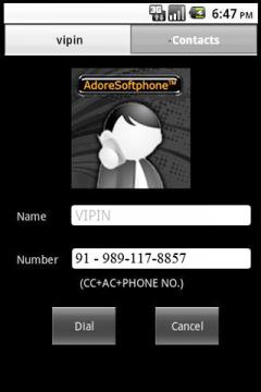 Adore Calling Card Dialer (Android)