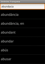 Advanced Catalan Thesaurus (Android)