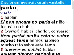 Advanced Spanish-Catalan & Catalan-Spanish Dictionary from Enciclopedia Catalana for BlackBerry
