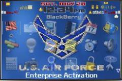 Airforce 3 Theme for Blackberry 7200