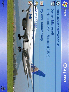 Airliner MPZ Theme for Pocket PC