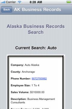 Alaska Business Records Search