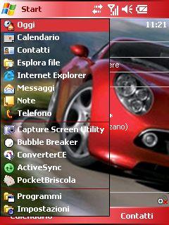 Alfa Romeo 8C SK Theme for Pocket PC