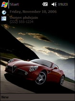 Alfa Romeo 8C Competizione Pocket PC theme