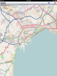 Alicante Street Map for iPad