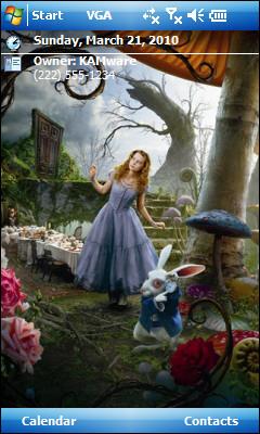Alice in Wonderland Theme for Pocket PC