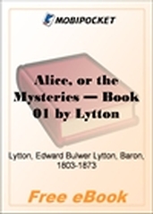 Alice, or the Mysteries - Book 01 for MobiPocket Reader