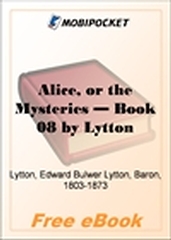 Alice, or the Mysteries - Book 08 for MobiPocket Reader
