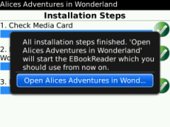 Alice's Adventures in the Wonderland for BlackBerry