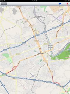 Allentown, Pennsylvania Street Map for iPad